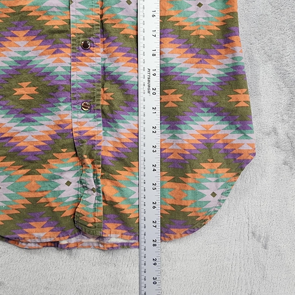 Tasha Polizzi Shirt Womens S Multicolor Aztec Western‎ Snap Long Sleeve Cotton - Picture 9 of 10